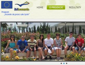 Strona www o praktykach w Walencji i Montijo 2011
